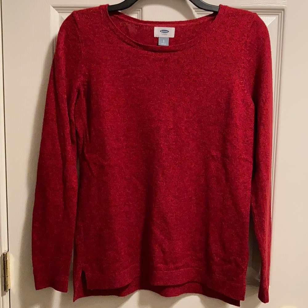 Old Navy Women’s Red Long Sleeve Sweater (size S)